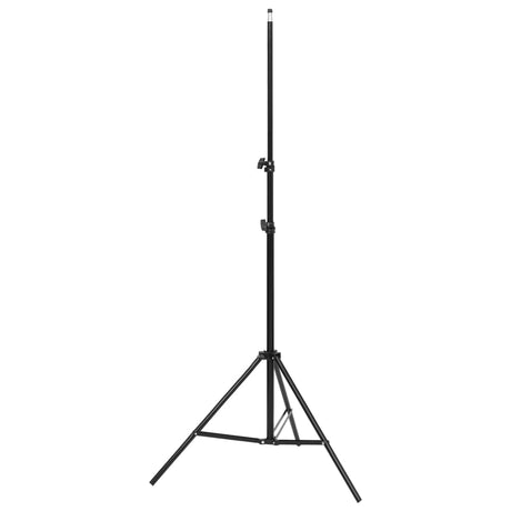 VidaXL Fotostudio-Set mit Lichtset, Hintergrundleinwand und Reflektor