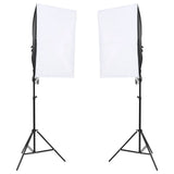 Vidaxl Photo Studio Set mit Beleuchtungsset und Hintergrundbildschirm