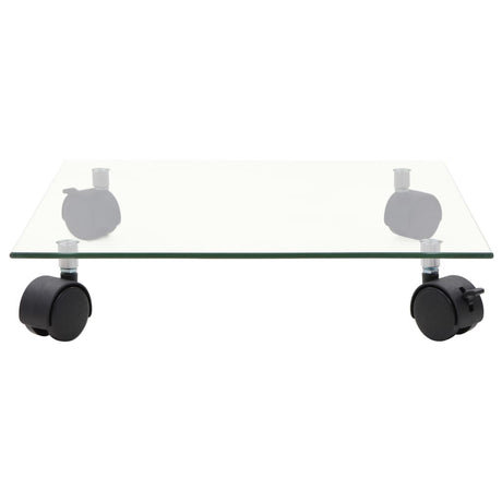 VidaXL Pflanzenrollen 4 Stück quadratisch 35x35 cm Hartglas