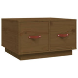 Vidaxl salontafel 60x53x35 cm massief grenenhout honingbruin