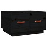 Vidaxl salontafel 60x53x35 cm massief grenenhout zwart