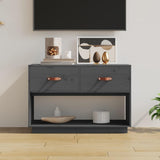 Vidaxl tv-meubel 90x40x60 cm massief grenenhout grijs