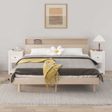Vidaxl nachtkastjes 2 st 40x35x61,5 cm massief grenenhout wit