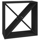 Vidaxl wijnkast 62x25x62 cm massief grenenhout zwart