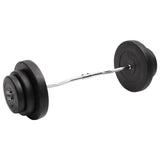 VidaXL gebogene Hantel mit Gewichten 60 kg