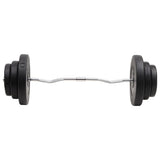 VidaXL gebogene Hantel mit Gewichten 60 kg
