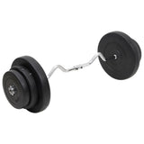 VidaXL gebogene Hantel mit Gewichten 60 kg