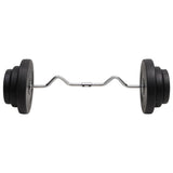 VidaXL gebogene Hantel mit Gewichten 60 kg