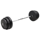 VidaXL gebogene Hantel mit Gewichten 90 kg