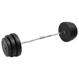 VidaXL gebogene Hantel mit Gewichten 90 kg