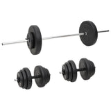 VidaXL Hantelset mit Gewichten 60 kg