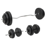 Vidaxl Halkerset mit Gewichten 60 kg