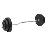 Vidaxl Halkerset mit Gewichten 60 kg