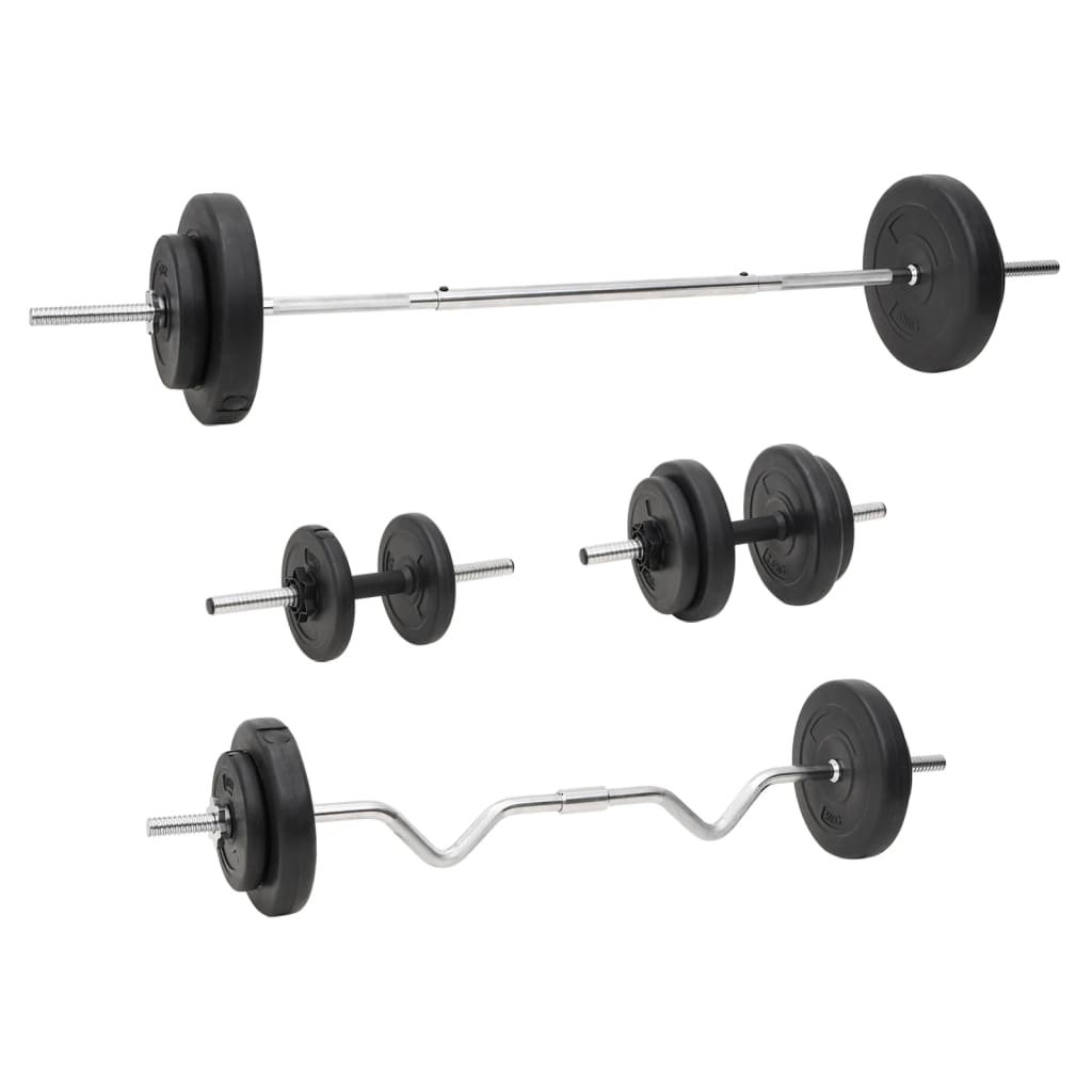 VidaXL Hantelset mit Gewichten 60 kg
