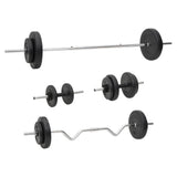 VidaXL Hantelset mit Gewichten 60 kg