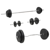 VidaXL Hantelset mit Gewichten 90 kg