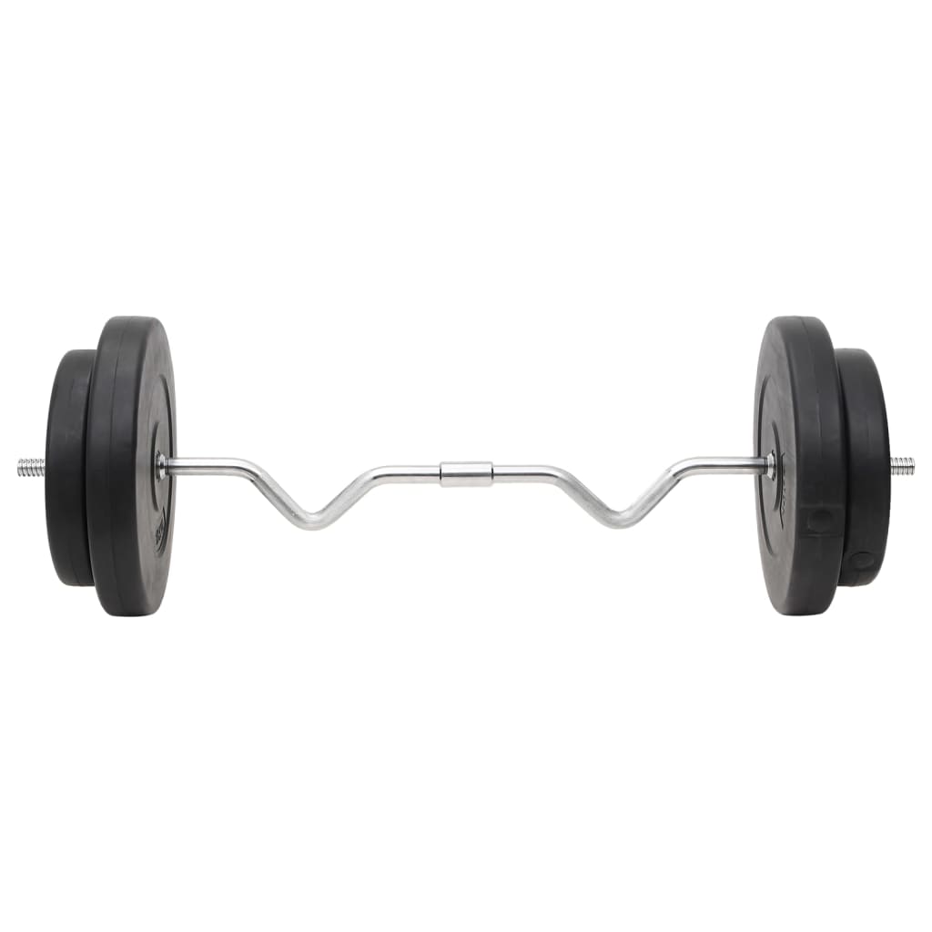 VidaXL Hantelset mit Gewichten 90 kg
