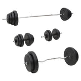 VidaXL Hantelset mit Gewichten 120 kg