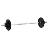 VidaXL Hantel mit Gewichten 60 kg aus Gusseisen