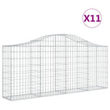 Vidaxl Schans Körbe 11 St. Gewölbe 200x30x80 100 cm Eisen