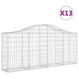 Vidaxl Schans Körbe 13 ST Gewölbe 200x30x80 100 cm Eisen
