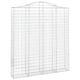 Vidaxl Schans Körbe 2 ST Gewölbe 200x30x220 240 cm Eisen