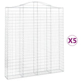 Vidaxl Schans Körbe 5 ST Gewölbe 200x30x220 240 cm Eisen
