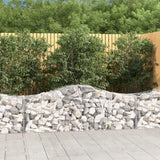 Vidaxl Schans Körbe 13 ST Gewölbe 200x50x60 80 cm verzinktes Eisen