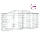Vidaxl Schans Körbe 10 ST Gewölbe 200x50x80 100 cm Eisen