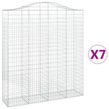 Vidaxl Schans Körbe 7 ST Gewölbe 200x50x220 240 cm Eisen