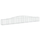 VidaXL Gabionen 10 Stück gebogen 400x30x40 60 cm Eisen