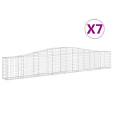Vidaxl Schans Körbe 7 St. Gewölbe 400x30x60 80 cm Eisen