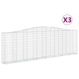 Vidaxl Schans Körbe 3 ST Gewölbte 400x30x120 140 cm Eisen