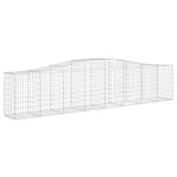 Vidaxl Schans Körbe 6 ST Gewölbe 400x50x80 100 cm verzinktes Eisen