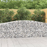 Vidaxl Schans Körbe 6 ST Gewölbe 400x50x80 100 cm verzinktes Eisen