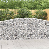 VidaXL Gabionen 5 Stück gebogen 400x50x100 120 cm Eisen