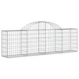 Vidaxl Schans Körbe 5 ST Gewölbe 200x30x60 80 cm verzinktes Eisen