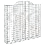 VidaXL Gabionen 6 Stück gebogen 200x30x180 200 cm Eisen