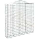 VidaXL Gabionen 6 Stück gebogen 200x30x200 220 cm Eisen