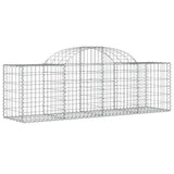 VidaXL Gabionen 14 Stück gebogen 200x50x60 80 cm verzinktes Eisen