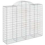 VidaXL Gabionen 6 Stück gebogen 200x50x160 180 cm Eisen