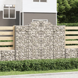 VidaXL Gabionen 6 Stück gebogen 200x50x160 180 cm Eisen