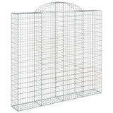 VidaXL Gabionen 6 Stück gebogen 200x50x180 200 cm Eisen