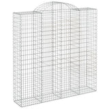 VidaXL Gabionen 8 Stück gebogen 200x50x200 220 cm Eisen
