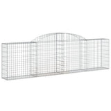 VidaXL Gabionen 11 Stk. gebogen 300x30x80 100 cm Eisen