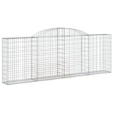 VidaXL Gabionen 4 Stück gebogen 300x30x100 120 cm Eisen