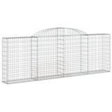 VidaXL Gabionen 5 Stück gebogen 300x30x100 120 cm Eisen