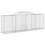 VidaXL Gabionen 6 Stück gebogen 300x50x100 120 cm Eisen