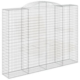 VidaXL Gabionen 5 Stück gebogen 300x50x220 240 cm Eisen
