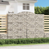 VidaXL Gabionen 5 Stück gebogen 300x50x220 240 cm Eisen